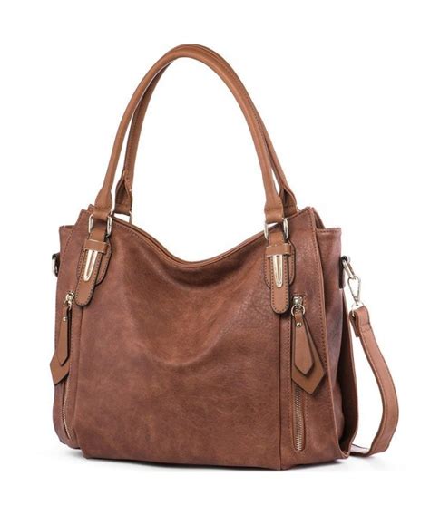 medium leather handbags